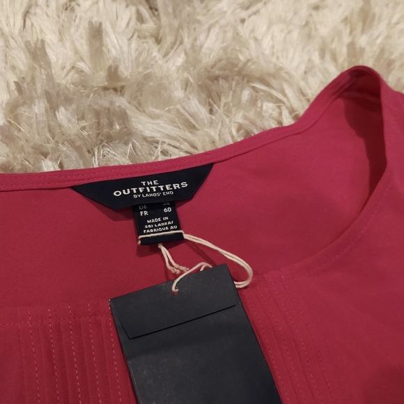 Lands End The outfitters Fuchsia Blouse 26W - Picture 5 of 7